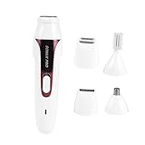 FRCOLOR USB Lade Elektrorasierer Set Für Herren Wiederaufladbarer Wasserdichter Bartschneider Mit Nasenhaarschneider Und Gesichtsreinigungsbürste Set
