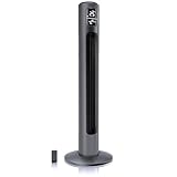 Brandson - ECO Turmventilator Silent mit DC-Motor - Preisträger 2025-12 Geschwindigkeiten - Ventilator Standventilator - Timer - inkl. Fernbedienung – sehr leise - energiesparend
