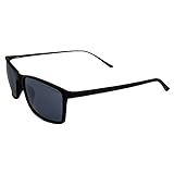 Epoch 11 Motorrad-Sonnenbrille, sportlich, mit polarisierten Gläsern, Schwarz