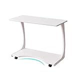 LIUWOPA Wasserdichter tragbarer Lesetisch, multifunktional, um 360 ° drehbar, Beistelltische für Sofa, Boden, Arbeiten, Lernen, Lesen, Schreiben, Essen