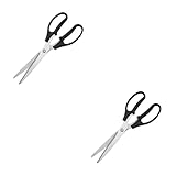 Ciieeo 2 Stck. Hauswarminggeschenk Multifunktionsschere Kimchi-Schere Meeresfrüchteschere Schalencracker mit Meeresfrüchten Fleischschere Fleisch scheren pp Black