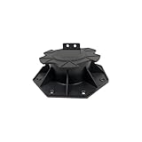 ZYFHYU 2 Stück Stelzlager Terrassenlager höhenverstellbar Plattenlager Terrassendielen Holz 10-80mm für Terrassenplatten