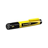 Ledlenser EX4 LED Stiftlampe | Explosionsgeschützte Pen-Light Taschenlampe für Ex-Zone 0/20 | 50 Lumen | 35 m Leuchtweite | 7 Std. Laufzeit | IP-Schutz, 65 g | Batteriebetrieb inkl. AAA-Satz