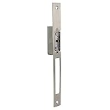 Amig - Elektrischer Türöffner, Silber, Mod, 50, 250 x 22 x 3 mm, Stromstärke: 1,1 A, inkl. Spule mit 8-12 V Wechselstrom, Schloss für Portale, Geschäfte oder Büros