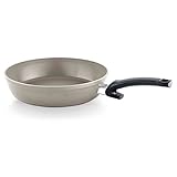 Fissler Ceratal Comfort/Aluminium-Pfanne hergestellt ohne PFAS/PTFE, Keramik-beschichtet (Ø 28 cm) Ceramic Bratpfanne antihaftend – Induktion, Grau