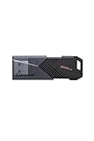 Kingston DataTraveler Exodia Onyx USB-Stick 3.2 DTXON/256GB Gen 1 - mit schlanker, beweglicher Kappe, schwarz