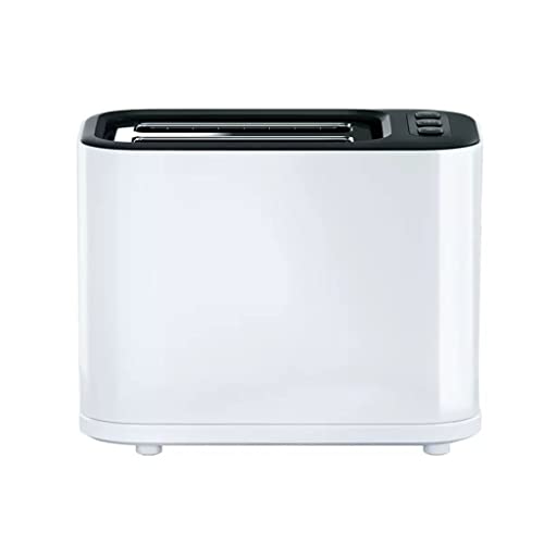 VITEIN Toaster Toaster Heimtoaster Frühstücksautomaten Toasteröfen (Color : Weiß, S : 19.6 * 24.5 * 14.8cm)