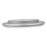 Garneck 2St Pizza-Servierring pizzazubehör Pizza Zubehör Pizza Belegring Pizzaring Muffin- -Ringe Pizza-Backform runder Tortenring Backgeschirr für die Küche Aluminiumlegierung Silver