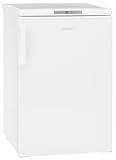 Exquisit Gefrierschrank GS80-HE-040E weiss | Standgerät | 91 l Volumen | Weiß | Gefrierschubladen | Türanschlag wechselbar | LED Anzeige | Schnell-Gefrierfunktion | Gefrieren