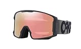 Oakley Line Miner L Schneebrille Schmiedeeisen mit Prizm Roségold Linse + Etui
