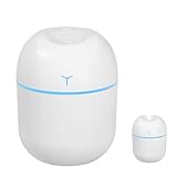 Luftbefeuchter Kinderzimmer 220ml Raumluftbefeuchter Luftbefeuchter Baby Air Humidifier mit LED-Nachtlicht Automatischer Abschaltung Ultraleise Geeignet für Auto Büro Schlafzimmer (Weiß)
