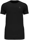 Odlo Unterhemd Herren Kurzarm Active F-Dry Light I Funktionsshirt I Funktionsunterwäsche Kurzarm Sportunterhemd I Herren