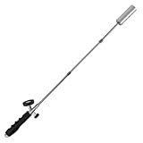 Foppla Unkrautbrenner Abnehmbarer Blasbrenner mit 2 Stangen Multifunktionaler Unkrautbrenner mit rutschfestem Gummigriff Sicherer Unkrautbrenner für Outdoor Camping