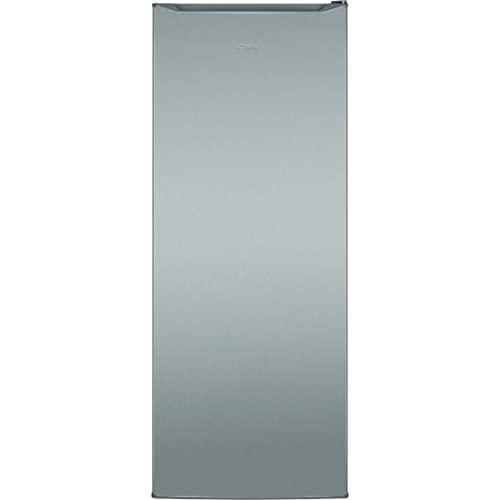 Bomann VS 7339 freistehender Kühlschrank, Vollraumkühlschrank Standkühlschrank groß freistehend, ideal für Getränke 242 Liter, LED-Beleuchtung Türanschlag wechselbar, Edelstahl-Optik