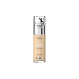 L'Oréal Paris Make up, Flüssige Foundation mit Hyaluron und Aloe Vera, True Match Make-Up, 1.D/1.W Warm Light