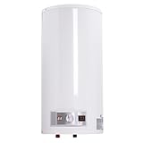 Boiler, Elektro Warmwasserspeicher-80L Speicher, 220V Wandbefestigung Wasserboiler Dusche, 2000W Warmwasserboiler, Heiztemperaturbereich 25-75℃, IPX4, mit Handbrause und Schläuche