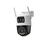 Generico Cruiser Dual 2 Pro 8 MP (3 MP + 5 MP) Outdoor Wi-Fi Dual Objektiv, PTZ Überwachungskamera für den Außenbereich, IP66, Farb-Nachtsicht, 2,4 GHz - IPC-S7XFP-8U0WED