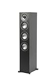 ELAC Uni-Fi 2.0 Standlautsprecher UF52, Stand Speaker für Musikwiedergabe über Stereo-Anlage, 5.1 Surround-Soundsystem, exzellenter Klang und hochwertiges Design, 3-Wege Lautsprecher
