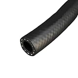XPJYUA Kraftstoffschlauch 1M Benzinschlauch Dieselrohr Motor Hochdruck-Kraftstoffrohr Hochtemperaturbeständiges Ölzufuhr-Schwarzgummirohr(Inside diameter12mm)