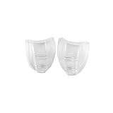Paowsietiviity 1 Paar Anti-Staub-Brille, Seitenflügel, 12/17 mm, transparenter Glasschutz, TPU, Google-Abdeckung, Schutzbrille, 12 mm