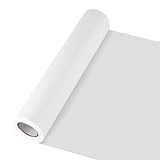50m x 43cm Transparentpapier Rolle, 24 g/m² Seidenpapier Skizzenrolle Schnittmusterpapier Rolle Zeichenpapierrolle zum Zeichnen Skizzieren Verpacken Basteln
