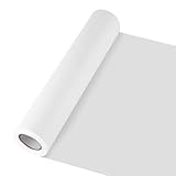 43cm x 50m Transparentpapier Rolle, 26 g/m² Seidenpapier Skizzenrolle Schnittmusterpapier Rolle Zeichenpapierrolle zum Zeichnen Skizzieren Verpacken Basteln