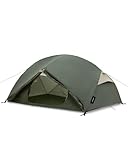 qeedo Light Birch S Trekkingzelt, kleines Packmaß (48 x 16 cm), leicht (2,88 kg) - 2 Personen Campingzelt, windstabil