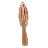 Amosfun Manuelle Zitronenpresse aus Buchenholz, Handheld-Zitruspresse, Obstpresse, Werkzeug für frische Saft-Extraktion, Küchenzubehör