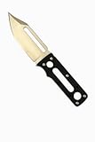 Feststehendes Jagdmesser aus 440C Edelstahl - Feldmesser Outdoormesser Gürtelmesser mit Clip incl. Kydex-Scheide