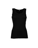 Dilling Merino Unterhemd für Damen - aus 100% Bio-Merinowolle Schwarz 38