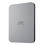 LaCie Mobile Drive Moon 5TB, Tragbare Externe Festplatte, 2.5 Zoll, Mac & PC, silber, inkl. Data Rescue Service (STLP5000400)