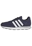 adidas Herren Run 60s 3.0 Leather Shoes Schuhe, Shadow Navy/Cloud White/Core Black, 42 2/3 EU