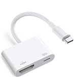 Apple USB-C auf HDMI Adapter 4K @ 60Hz für iPhone 15 16 MacBook Pro Air iPad Pro, USB 3.1 Typ C Digital AV HDMI 2.0 Kabel kompatibel mit Samsung Galaxy S25/S24/S23/S22, Pixelbook, XPS und mehr