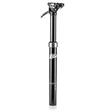 XLC Unisex – Erwachsene All MTN Teleskopsattelstütze SP-T05, Schwarz, 318 mm