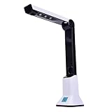CAIONPLE Dokumenten Kamera für Lehrer, Tragbarer USB Dokumenten Kamera Scanner mit StäNder 8MP HD A4 Format Cam Foto Scanner