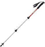 Naturehike Ultraleichte Walking Stöcke Kinder Wanderstöcke 50-100cm Faltbar Aluminium Stöcke Trekkingstöcke (1pcs), Rot