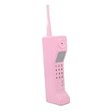 PRETYZOOM Modell des großen Modellierverzierung für Mobiltelefone Vintage-Telefon Retro-Telefon Schreibtisch-Handy-Ornamente Handy dekor Handy schmuck Vintage Wohnkultur Eisen Rosa