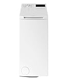 Hotpoint Ariston WMTG 626BS IT Waschmaschine, 6 kg, Toplader Slim, freistehend, 1200 U/min, Klasse A, Active Care, Dampfreiniger, 40 x 60 x 90 cm