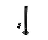 SUNTEC Turmventilator mit Fernbedienung, Timer | Standventilator Schwarz | CoolBreeze 12000 - Leise 45 Watt | Fan Stand Ventilator 3 Stufen | Lüfter Windmaschine | für Schlafzimmer, Büro