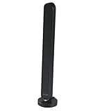 Hama Innenantenne (Antenne für Digitalradio (Dab/Dab+) und analog FM, Verstärkung des aktiven Signals bis zu 30 dB, Kabel 1,5 m, F-Stecker, Netzteil), Schwarz