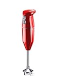 ESGE Zauberstab Cordless, 2500 mAh Li-Ion Akku Stabmixer, Pürierstab, kabellos, bis zu 13.000 U/min, Eintauchtiefe 23 cm (rot) 95102