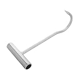LIOOBO Manhole Cover Pull Hook Robuster Kanaldeckelheber mit Langem Griff für Sicheres und Transportieren Schwerer Lasten für Schachtdeckel und Türöffnungen