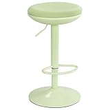 IWMH Ergonomischer Stehhocker, Bürohocker höhenverstellbar, 360° drehbarer Arbeitshocker ohne Rückenlehne, hocker für Büro, Schlafzimmer, Küche, Wohnzimmer (Grüner)