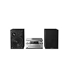 Panasonic SC-PMX802E-S Premium Hi-Fi-System mit DAB-Radio, CD-Player & Hi-Res-Streaming, integriertem Chromecast, Bluetooth, AirPlay 2, 3-Wege-Lautsprecher, Silber