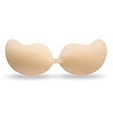 OYIWINMI Klebe BH Push Up Trägerloser, Adhesive Bra Push Up Pads Selbstklebende Wiederverwendbare für Abendkleid Brautkleid, Badeanzug
