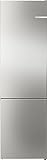 Bosch KGN392ICF Serie 4 Kühl-Gefrier-Kombination, 203 x 60 cm, 260 L Kühlen & 103 L Gefrieren, VitaFresh XXL , No Frost, Hochglanz-Rückwand mit Multi Airflow, Perfect Fit