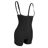 Garneck Bodysuit für Damen Figurformende mit Reißverschluss Atmungsaktiv und Vielseitig als Unterkleidung oder Basis für Outfits