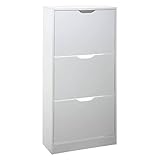 5five - schuhschrank mit 3 schubladen weiß