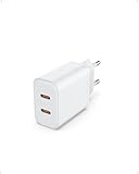 USB C Ladegerät, 40W Dual Schnellladegerät für iPhone 16 15 14 Pro Max 13 12 11 SE 8 7 6 5, Samsung, Handys,iPad,Kopfhörer Netzteil MagSafe netzstecker USB stecker PD3.0 Power Adapter iPhone Ladegerät