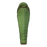 Marmot Trestles Elite Eco 30, Mumienschlafsack, leichter Sommer Schlafsack, ideal zum Camping und Trekking, Vine Green/Forest Night, LZ